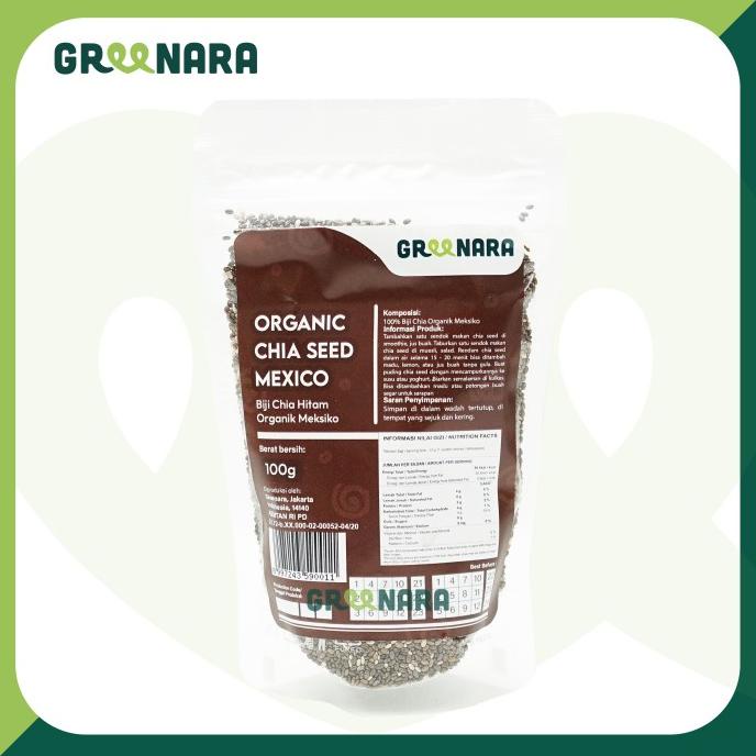 

Chia Seed Mexico Organic 100gr (SACHET) Premium Organik