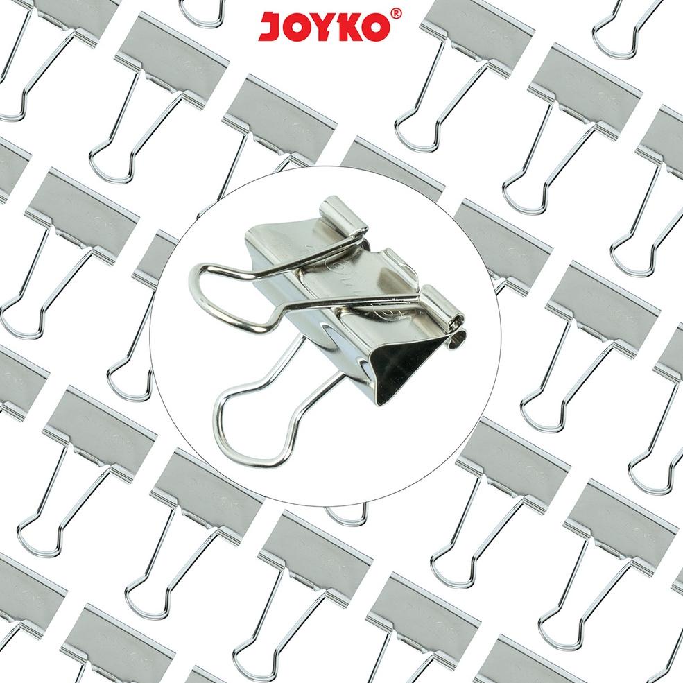 

[SALE !!] Binder Clip Klip Penjepit Kertas Joyko Silver SL [KODE 384]