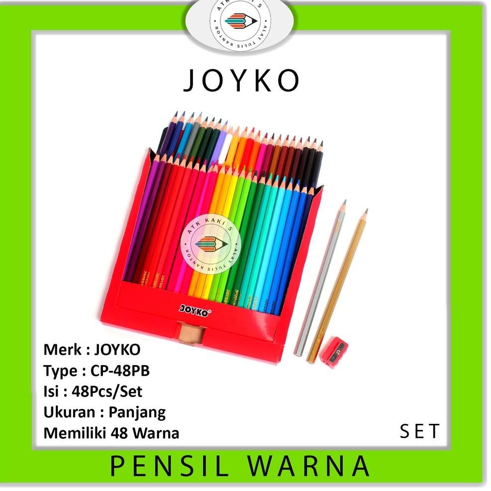 

[DISCOUNT !!] JOYKO - Pensil Warna CP-48PB - SET [KODE 339]