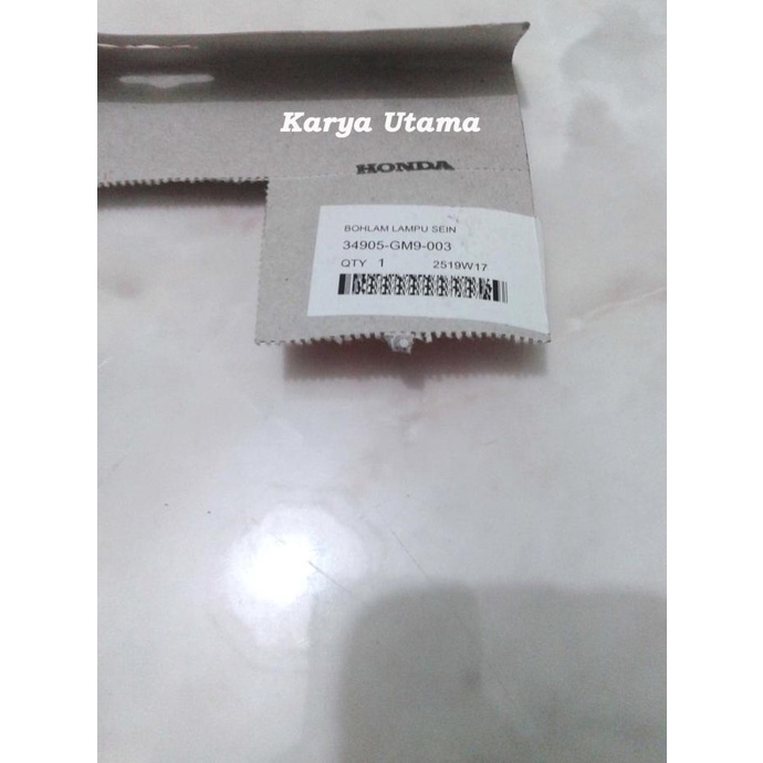Bohlam Lampu / Dop Riting / Sein / Sen Ahm Honda Supra / Vario / Beat Promo