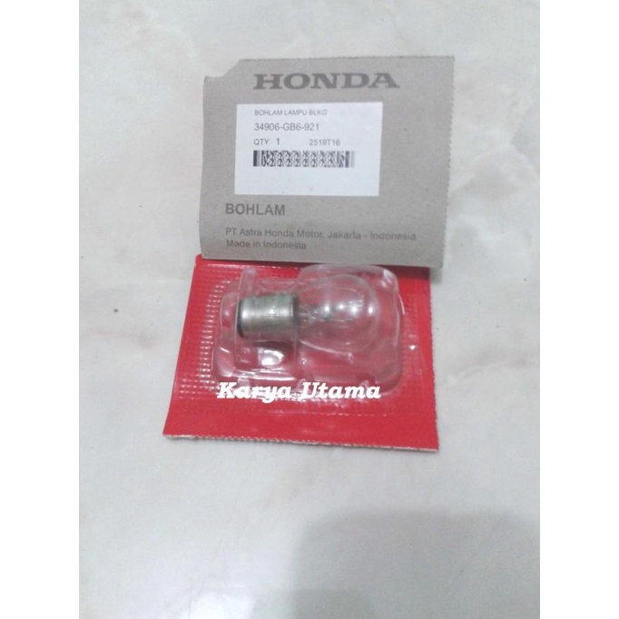 Lampu / Bohlam / Dop Stop Belakang Motor / Mobil Ahm Honda Supra / Mio Promo