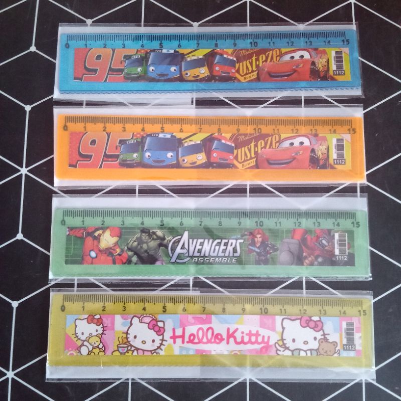 

Penggaris 15 cm (Karakter)