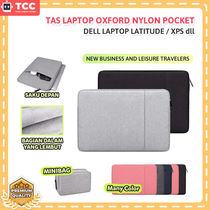 SALE Dell Laptop 12 13 14 15 Latitude XPS Tas Sleeve Oxford Nylon Cover Bag Termurah