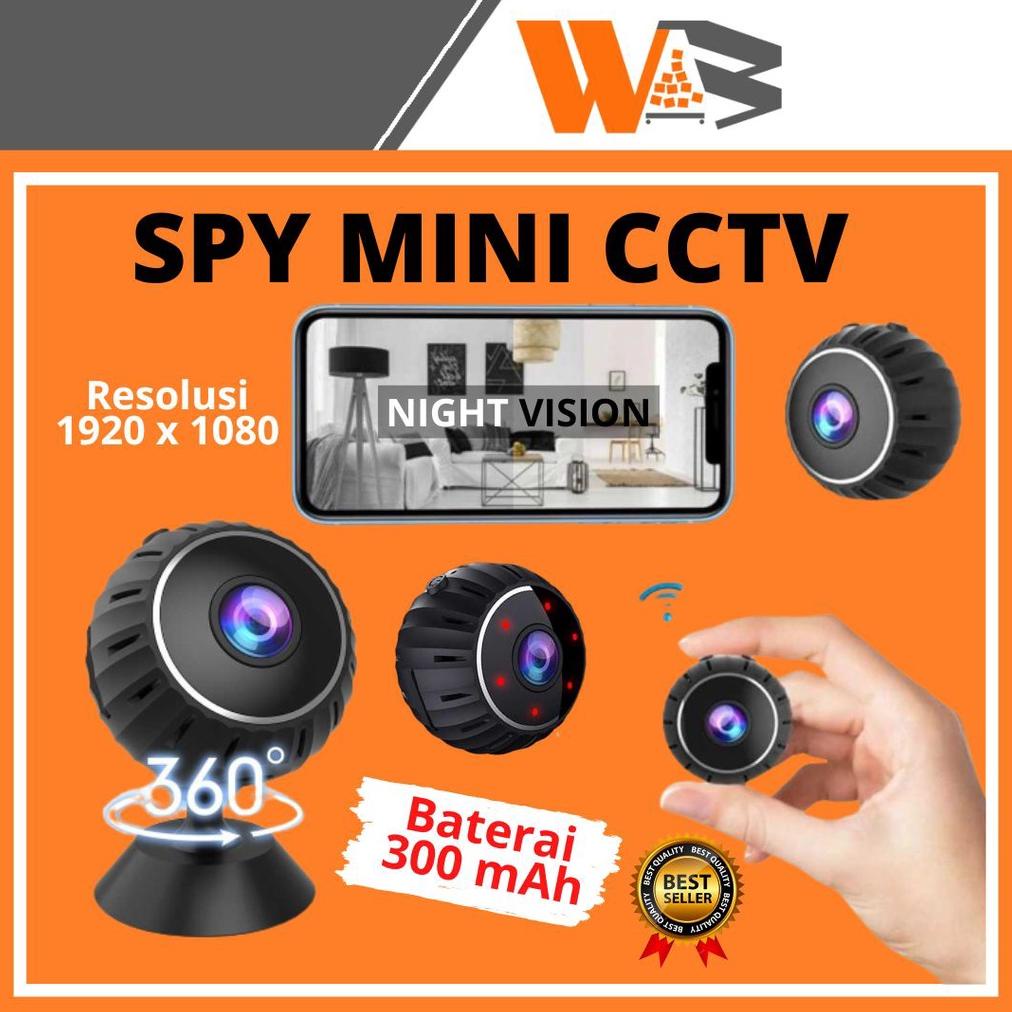 CCTV Mini Tersembunyi Tanpa Kabel Kamera Pengintai Mini Kamera CCTV Mini Ip Camera Kamera Tersembuny