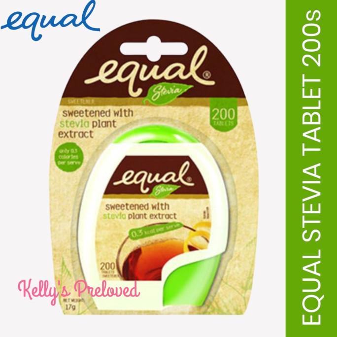 

EQUAL STEVIA TABLET | SWEETENER ZERO CALORIE | PEMANIS PENGGANTI GULA