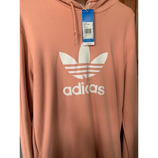 hoodie adidas trefoil pink