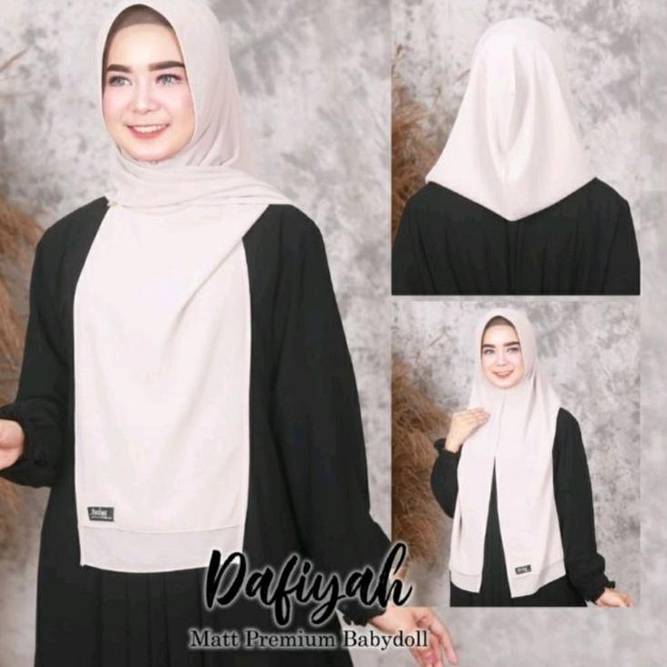 Harga Grosir PASHMINA HOODIE DAFIYAH ORI AWLIYA HIJAB AWLIYA COLLECTION CERUTY BABYDOLL