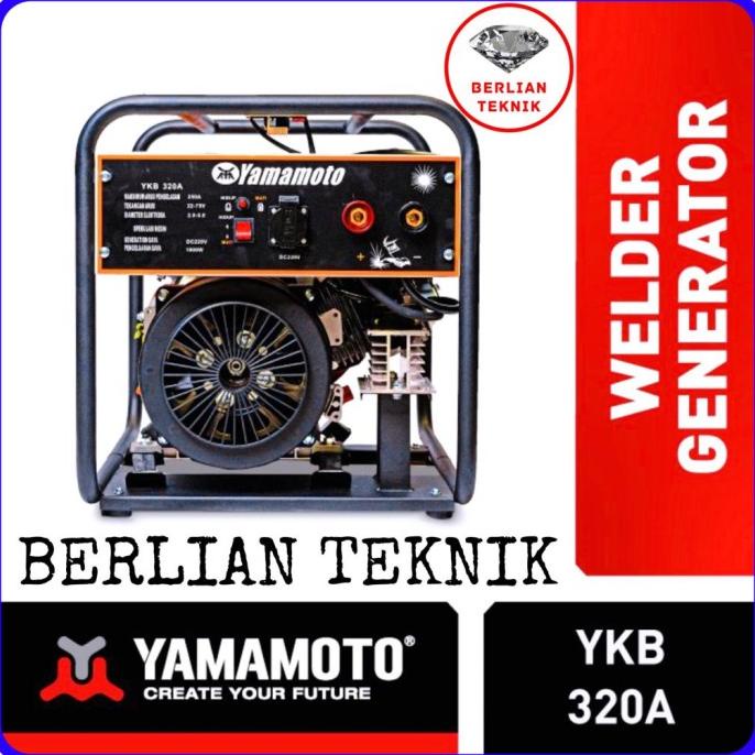 Mesin Las Bensin Welder Generator Gasoline Yamamoto YKB 320 A