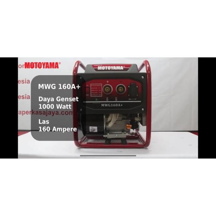 Mesin Las Industri WELDING GENERATOR MOTOYAMA MGW 160A plus Bensin 7HP