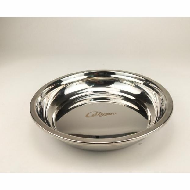 best seller] Piring / Nampan Bulat Calypso Stainless Steel 28cm