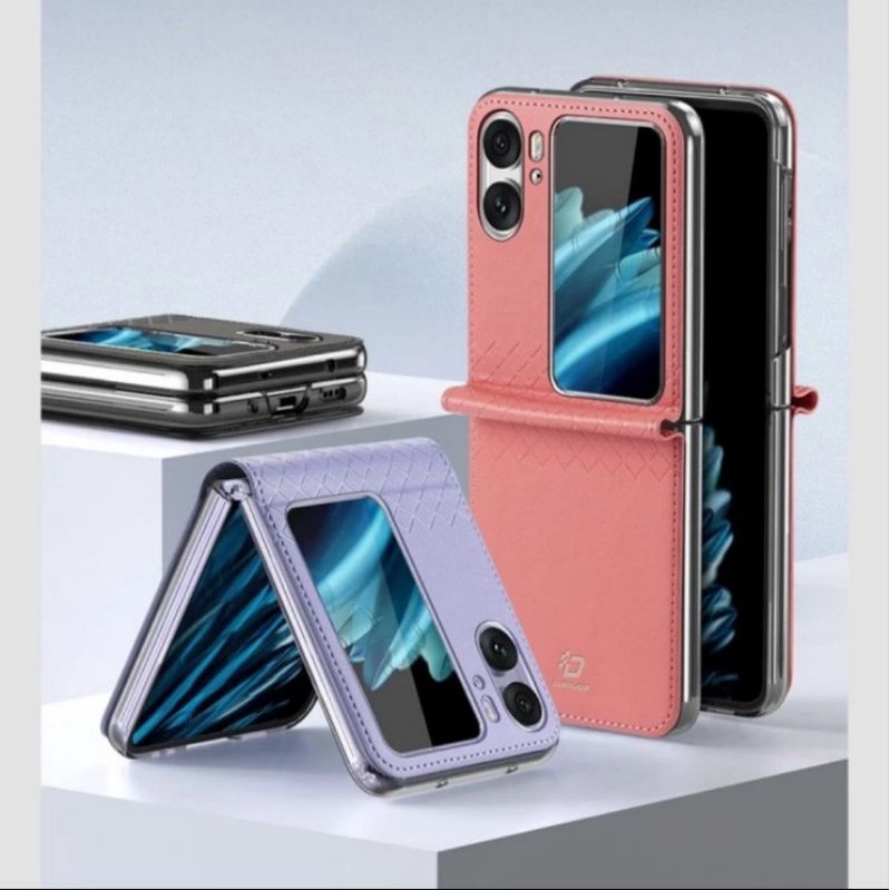 Dux Ducis Case OPPO FIND N2 FLIP Bril Casing Leather Series Kulit