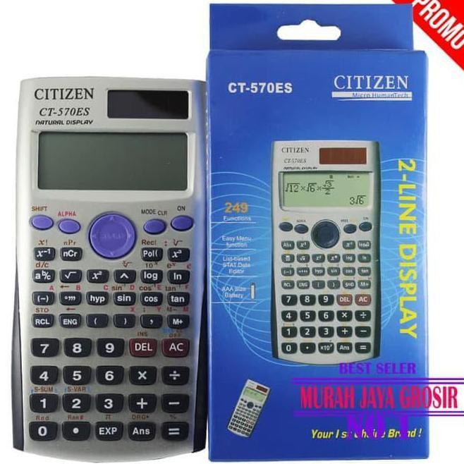 

Terlaris Terbaru Kalkulator Citizen Ct-570 Es Calkulator Scientific Komplit 249