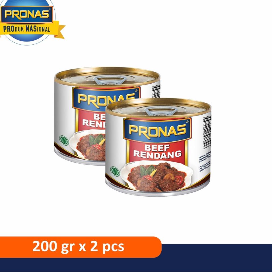 

12.12 Brands Festival PRONAS Rendang Daging Sapi 200 g dengan kemasan EOE bundling 2 pcs 