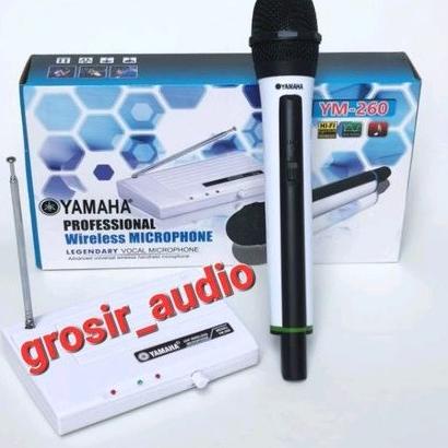 12.12 STOK READY MIC WIRELESS YAMAHA YM260 ,MICROPHONE WIRELESS YAMAHA YM 260 ,MIC YAMAHA ,YAMAHA YM