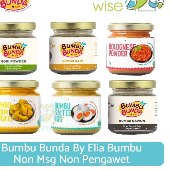 

Termurah Bumbu Bunda By Elia Bumbu Non MSG Non Pengawet - MPASI Anak buruan