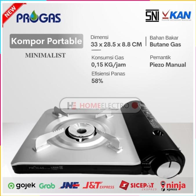 PROGAS Kompor Gas Portable 1 Tungku Portable Mini [ORIGINAL]