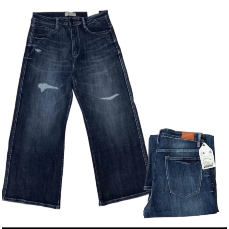 JEANS WANITA KULOT SOBEK/KULOT IMPOR