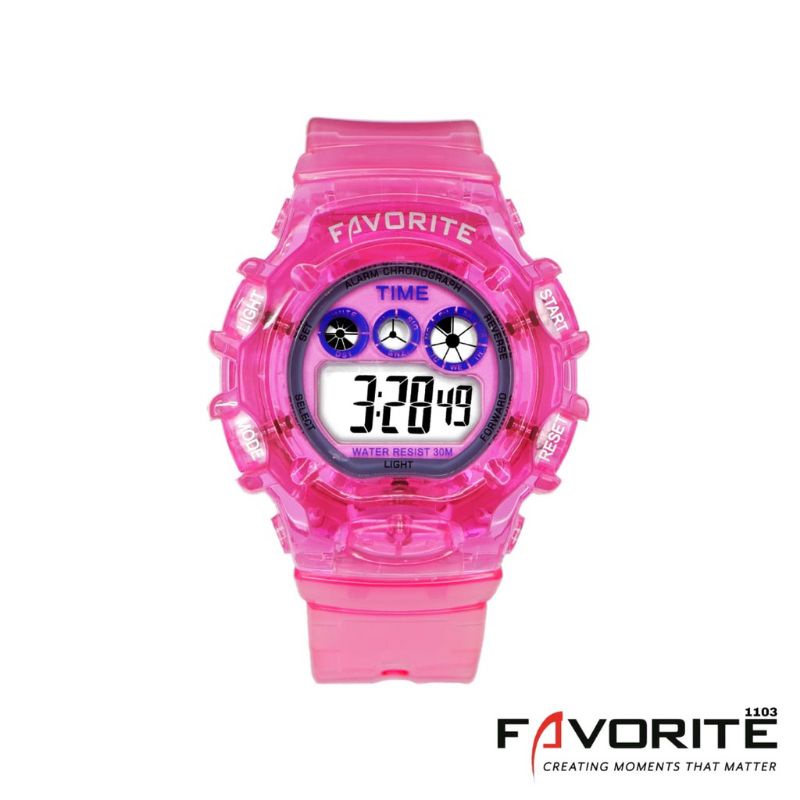 JAM TANGAN WANITA DIGITAL  F 1103 WATERPROOF