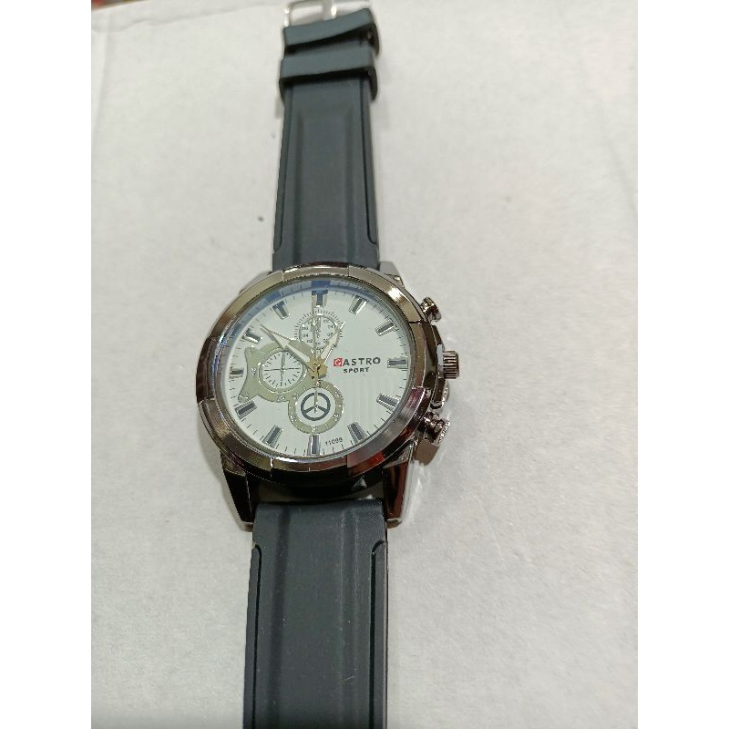 JAM TANGAN PRIA JAM TANGAN FASHION KARET ANALOG TALI RUBBER