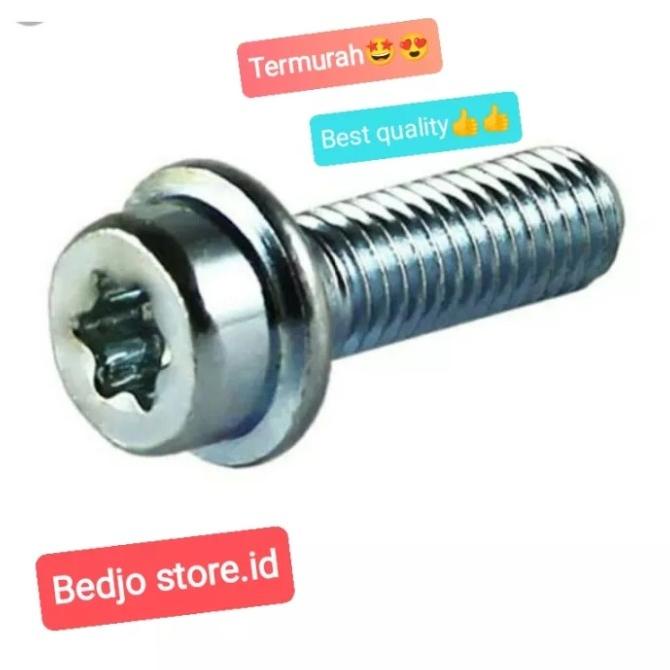 Baut Dudukan Kaliper Rem Depan All Honda Beat,Vario,Supra125,Dll. Promo