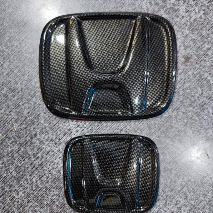Emblem Honda Carbon Jazz Gk5 Facelift 2019_2022 Depan Belakang Promo
