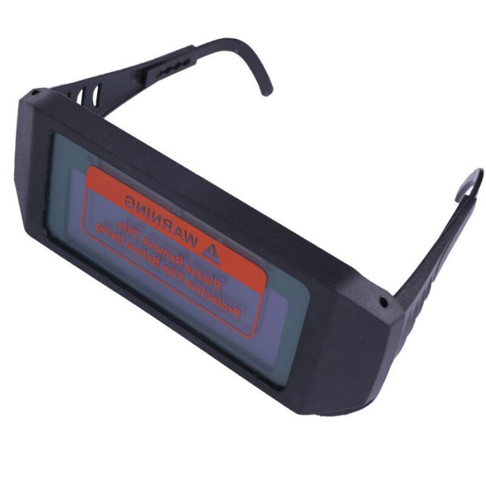 TaffGUARD Kacamata Las Otomatis Auto Darkening Soldering Googles - HW008 - 7ROT8ABK