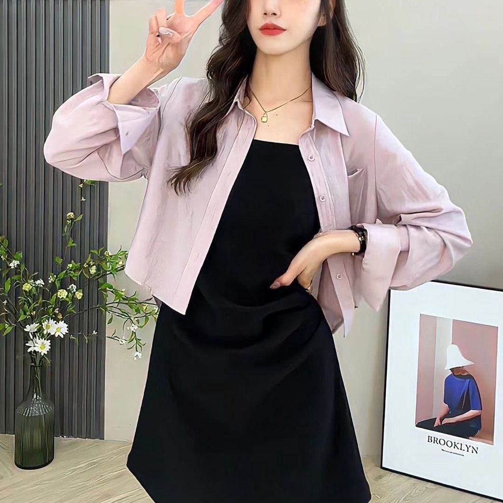 Musim panas kemeja pendek fashion gaya Korea baru