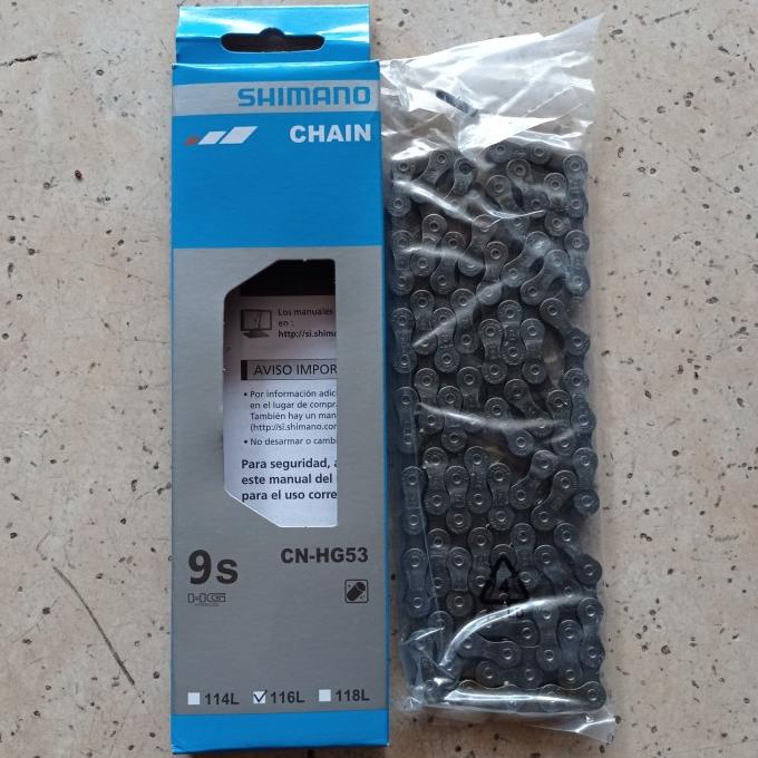 rantai rante sepeda shimano 9 speed 9speed 116L alivio CN-HG53 HG-53
