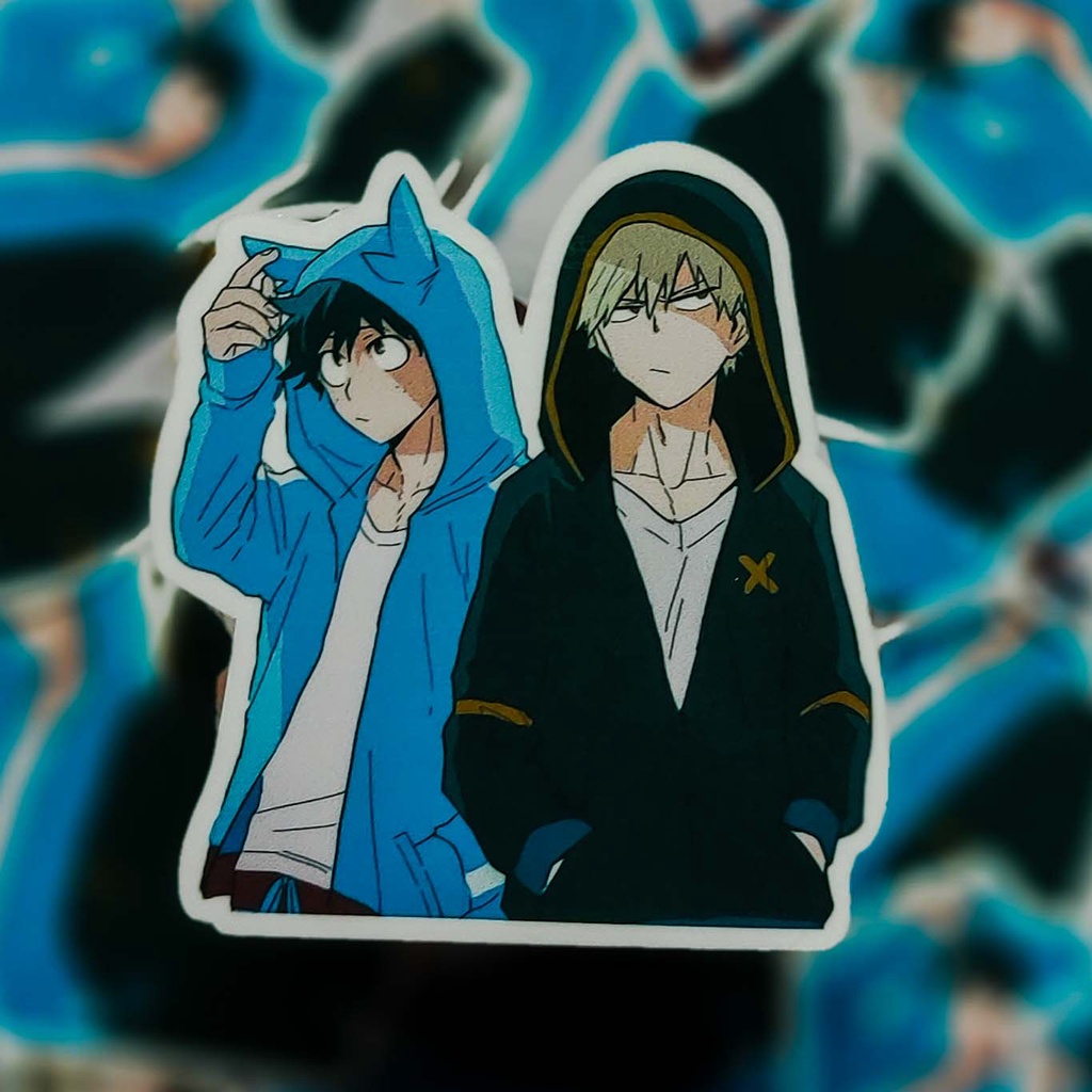 

Sticker Katsuki Bakugou Ochako Uraraka Kualitas Anti Air Tahan Gores Stiker Lucu - Laptop/ Jurnal/ Tumbler/Koper/Cermin/ Kulkas DLL