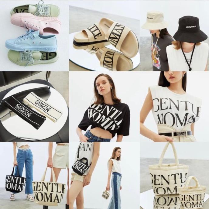 Gentle Woman Micro Canvas Tote Bag / Puffer Bag / Padded Top Original Wahdanastore_