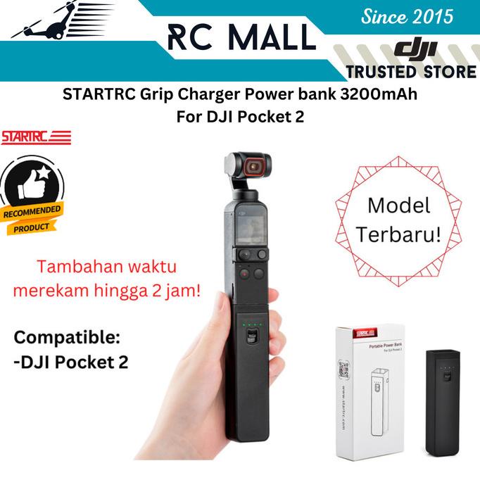 Battery Power Bank DJI Osmo Pocket 2 Charger Baterai 3200Mah Powerbank