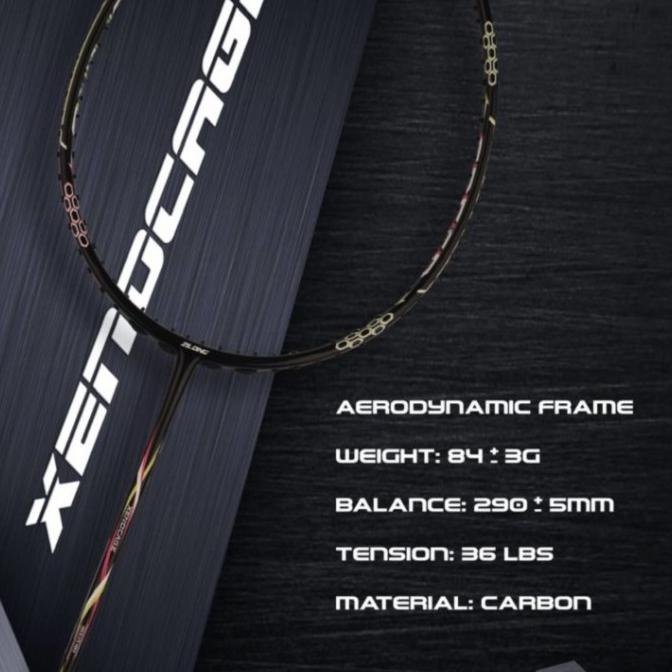 RAKET BADMINTON ZILONG XENOCAGE BULUTANGKIS ZILONG KUAT 36LBS ORIGINAL