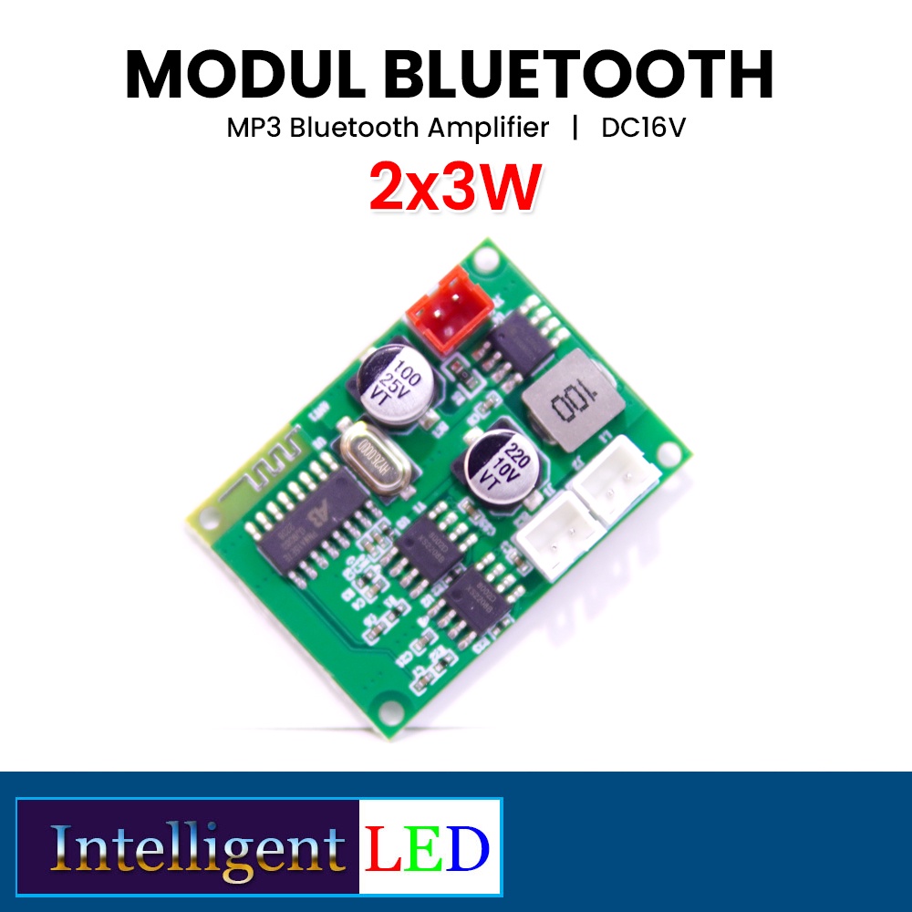 MP3 Bluetooth Modul Power Amplifier Stereo 2x3W Board Car Audio 7V-16V