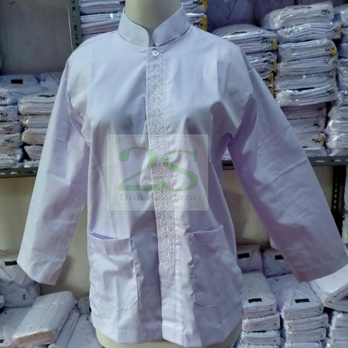 SERAGAM SEKOLAH BAJU MUSLIM PUTIH KOKO SD SMP SMA