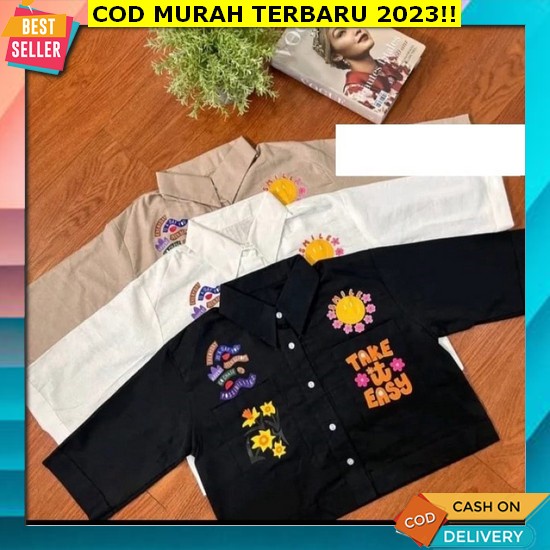 Loly Top Atasan Wanita Crop Top Outfit Fashion Ootd Atasan Wanita Tangan Panjang Pakaian Wanita Baju