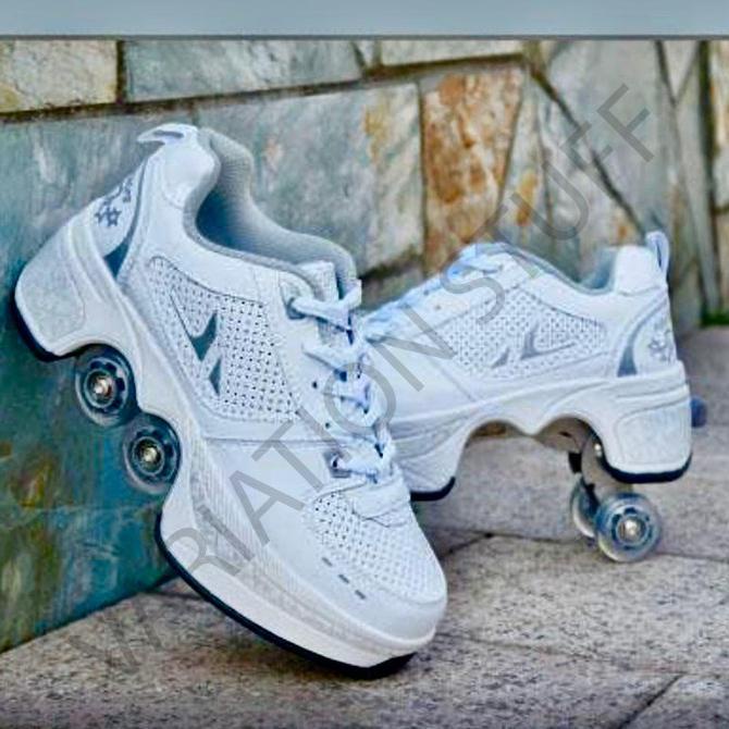 sepatu roda 4 roda roller shoes roller skates sepatu roda orang dewasa