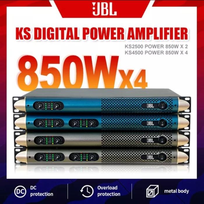 Terlaris Power Amplifier Jbl Ks2500/Ks4500 2/4 Channel 850W High Power