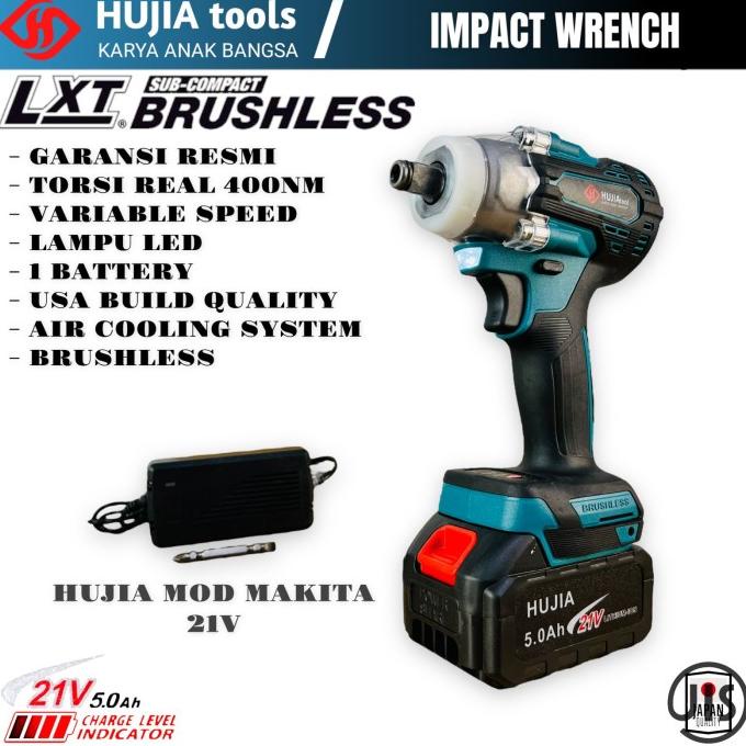 APR Cordless Impact Wrench Brushless Mesin Bor 48v 850Nm Tercanggih