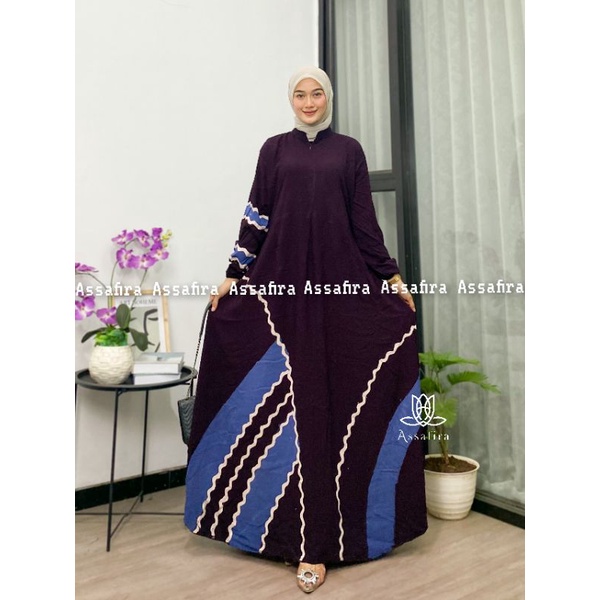 GAMIS TWILL RAYON PREMIUM MOTIF TERBARU DRESS WANITA KEKINIAN