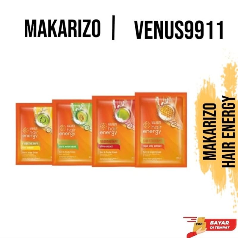 MAKARIZO CREAMBATH 30gr 60gr - HAIR CREAMBATH SACHET