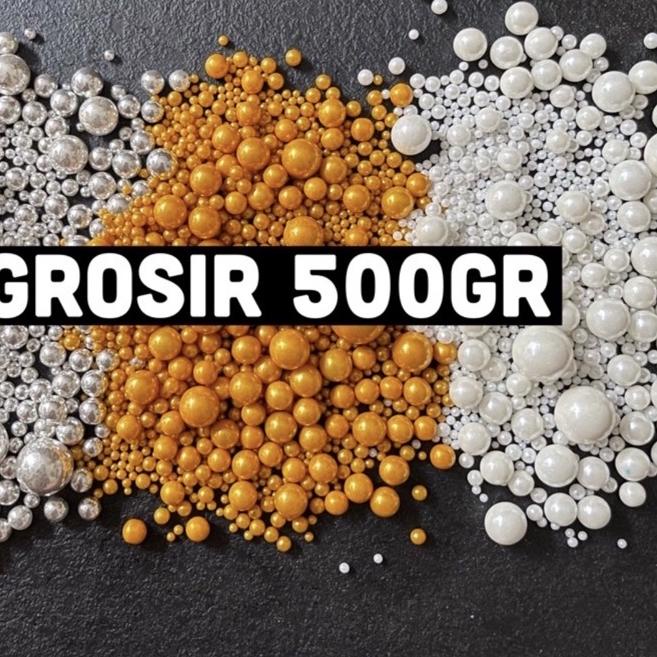

Terbaru ⭐ Sprinkle Grosir 500gr Pearl Beads Mix / Mix Candy Mutiara Hiasan Kue