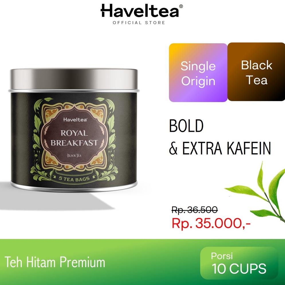 

[DISKON !!] ROYAL BREAKFAST | Mini Tin | Haveltea | Teh Hitam | Teh Indonesia [KODE 514]