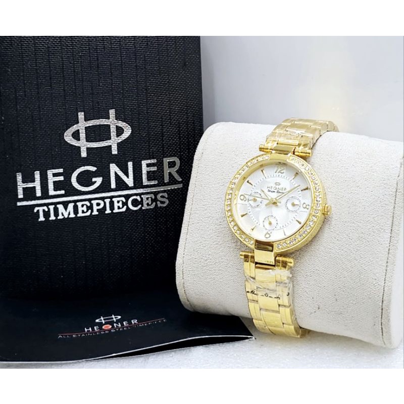 Hegner Original 1620 Jam Tangan Wanita Analog Chrono Aktif Tahan Air Garansi Resmi 1 Tahun