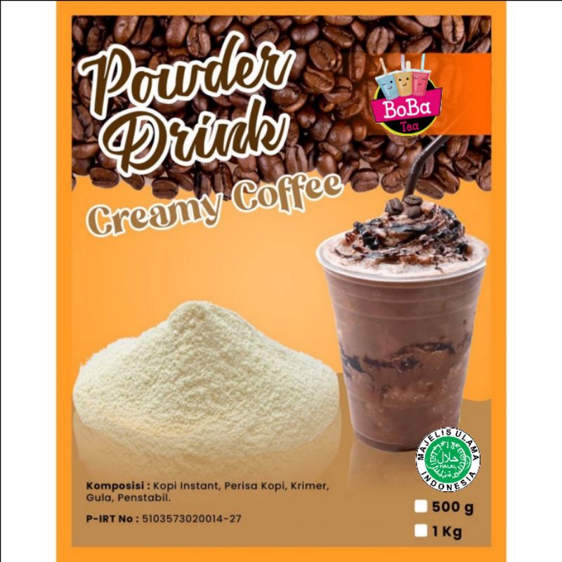 [1kg Reguler] Bubuk Minuman Rasa Creamy Coffee 1 KG