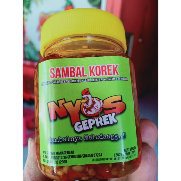 

Sambal Korek Khas Nyos Geprek 160gr