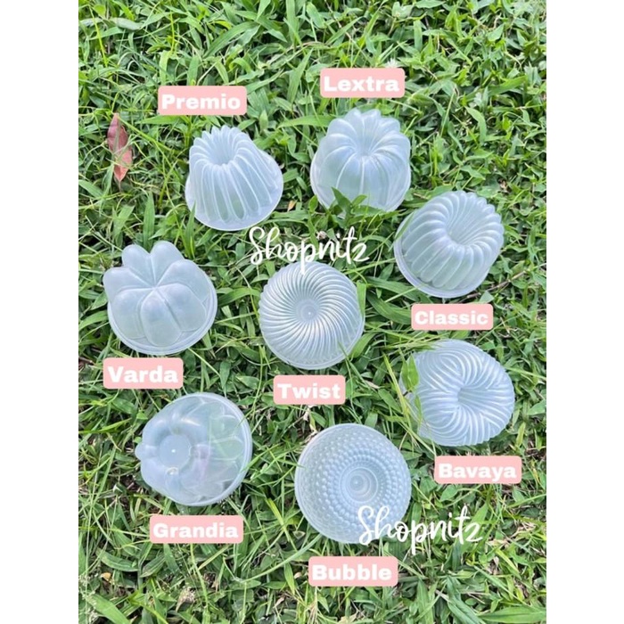 Terlaris Cetakan Puding Mini Cetakan Bolu Mini Plastik Set Mix 8 Pcs