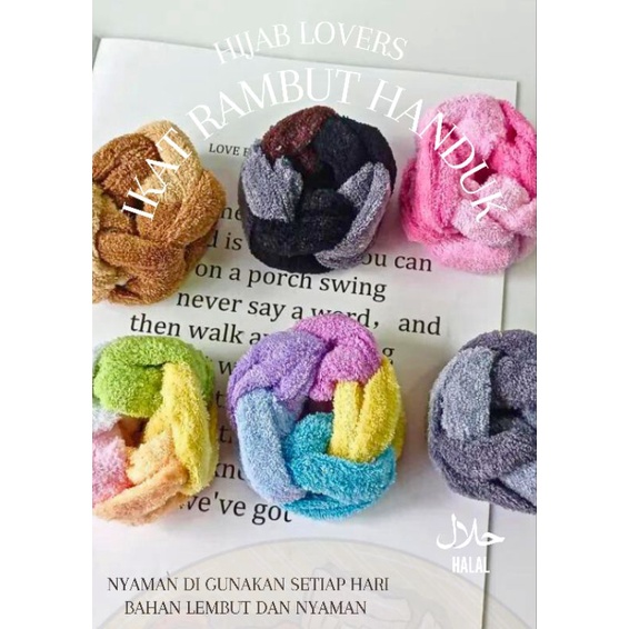 ikat rambut handuk/ikat rambut