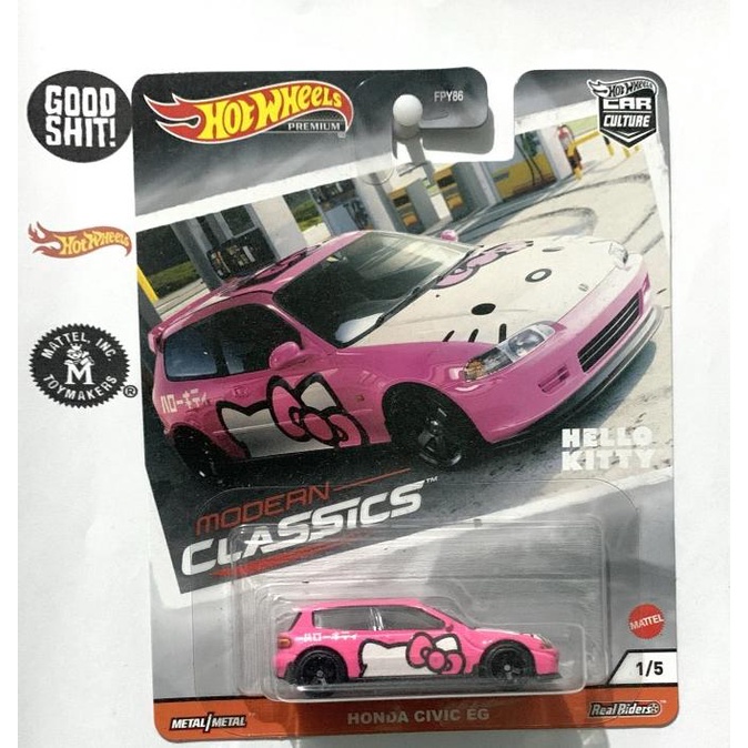 hotwheels honda civic eg hello kitty