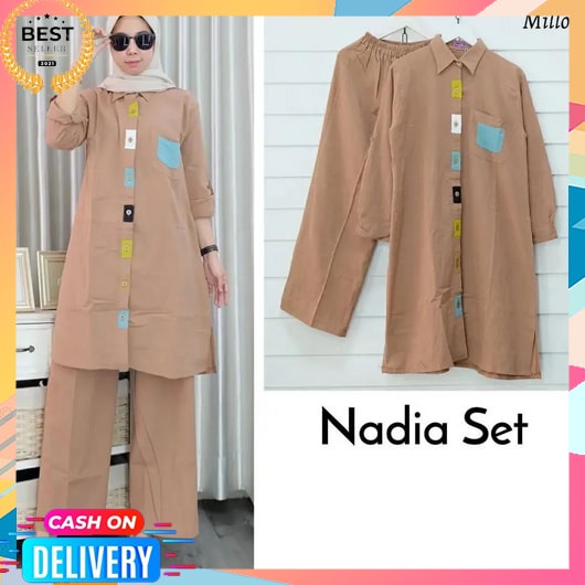 Setelan Wanita Terbaru 2023 Dewasa Jumbo Oneset Remaja Korean Style  Pakaian Lengan Panjang Longdres