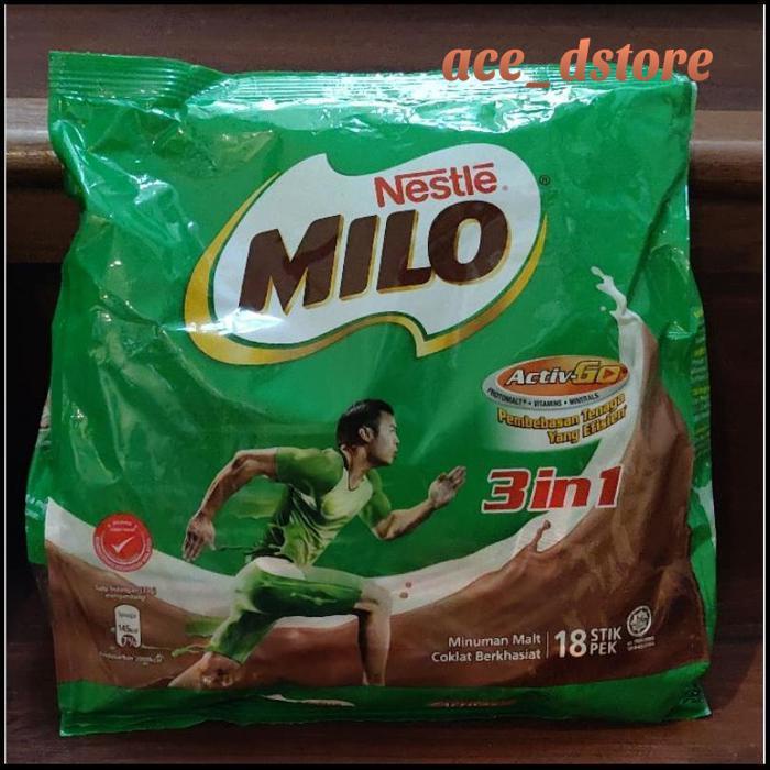 

MILO IMPORT MALAYSIA 3 IN 1 (18 SACHET & 30 SACHET) HOT SALE